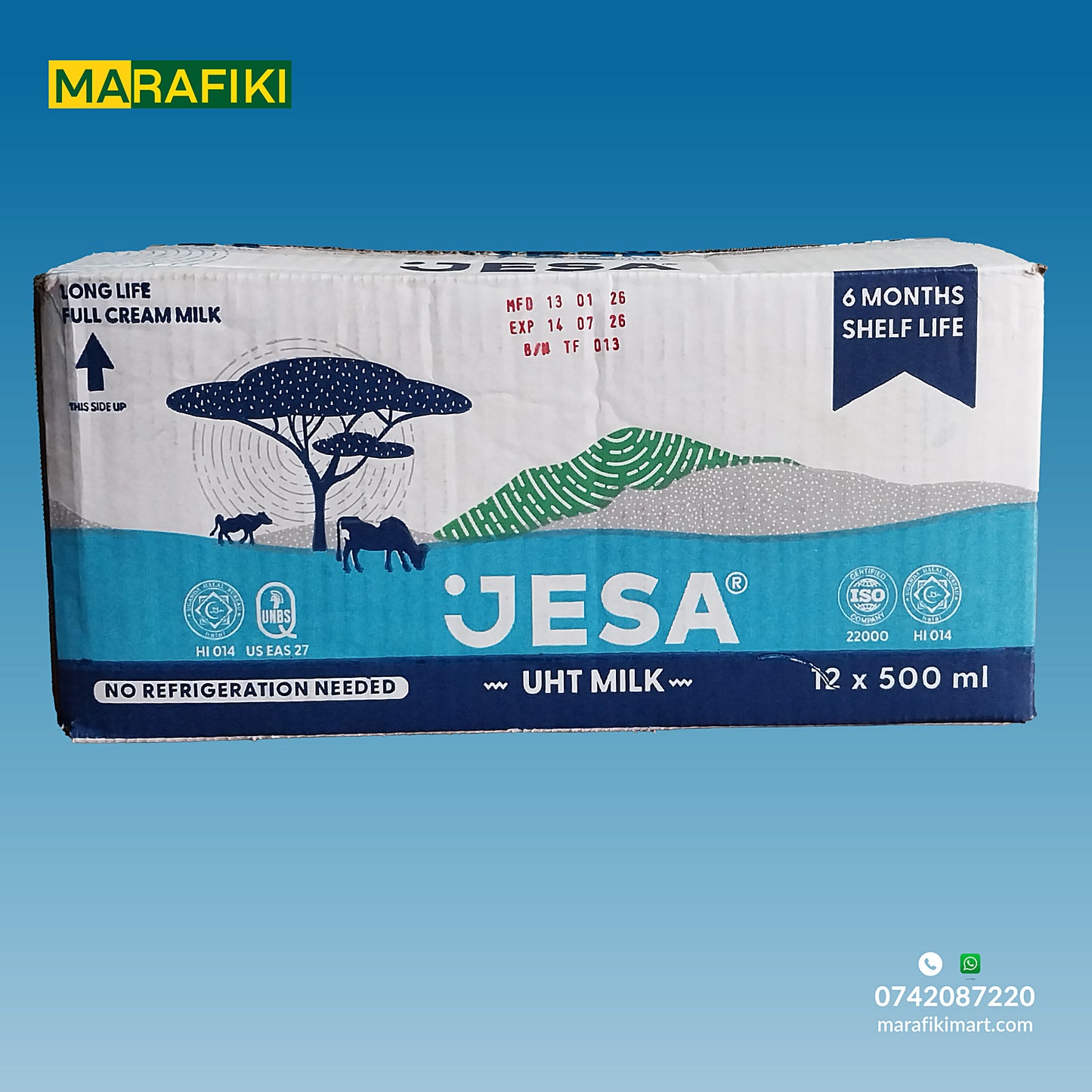 Jesa Milk Box 12 Pcs Tetra Fino