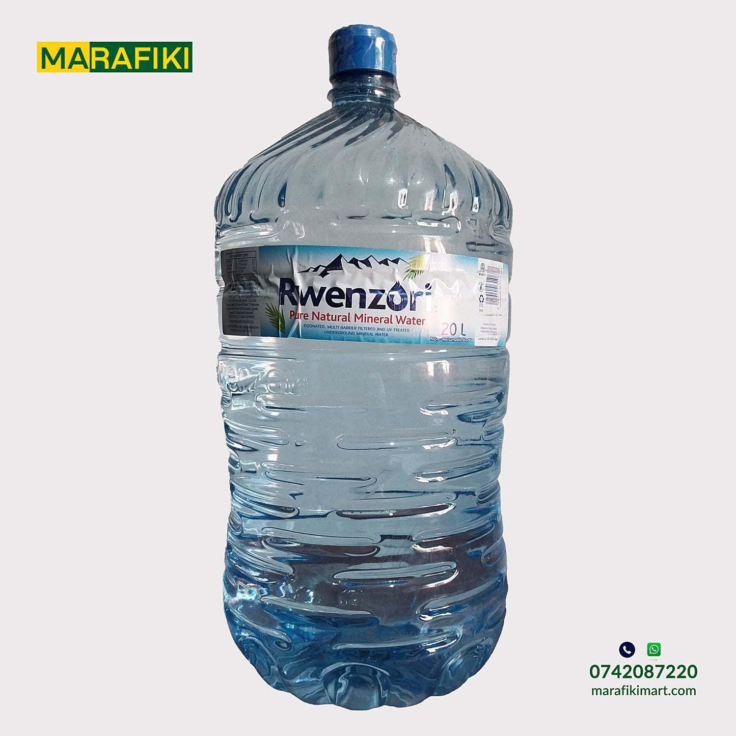 Rwenzori Mineral Water Jumbo 20L