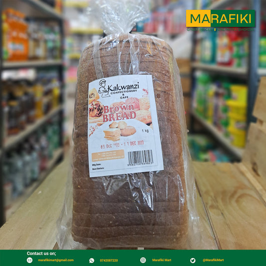 KAKWANZI BROWN BREAD 1KG
