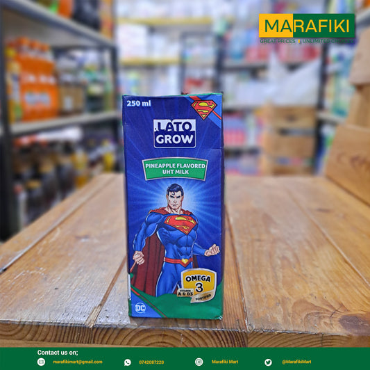 LATO PINEAPPLE FLAVOURED UHT MILK 250ML