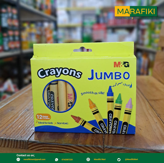 M&G JUMBO CRAYONS 1PACK