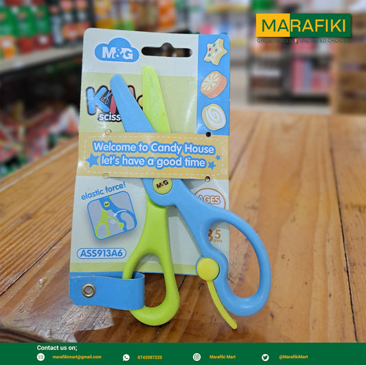 KIDS PLASTIC SCISSORS 1PC
