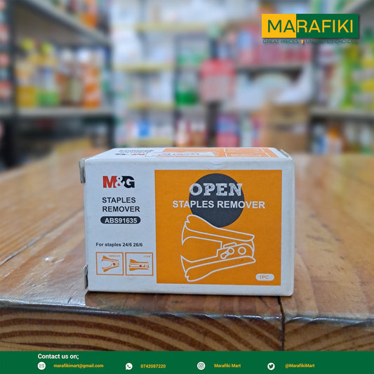 M&G STAPLES REMOVER 1PC