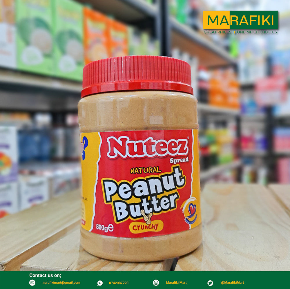 NUTEEZ PEANUTB CRUNCHY 800G