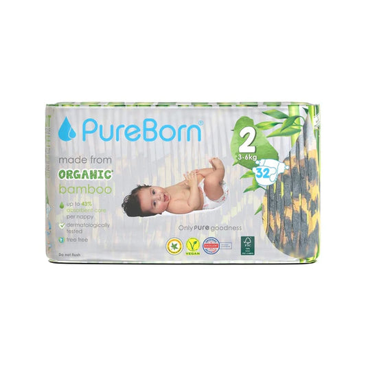 Pure born diapers size 2 32pcs