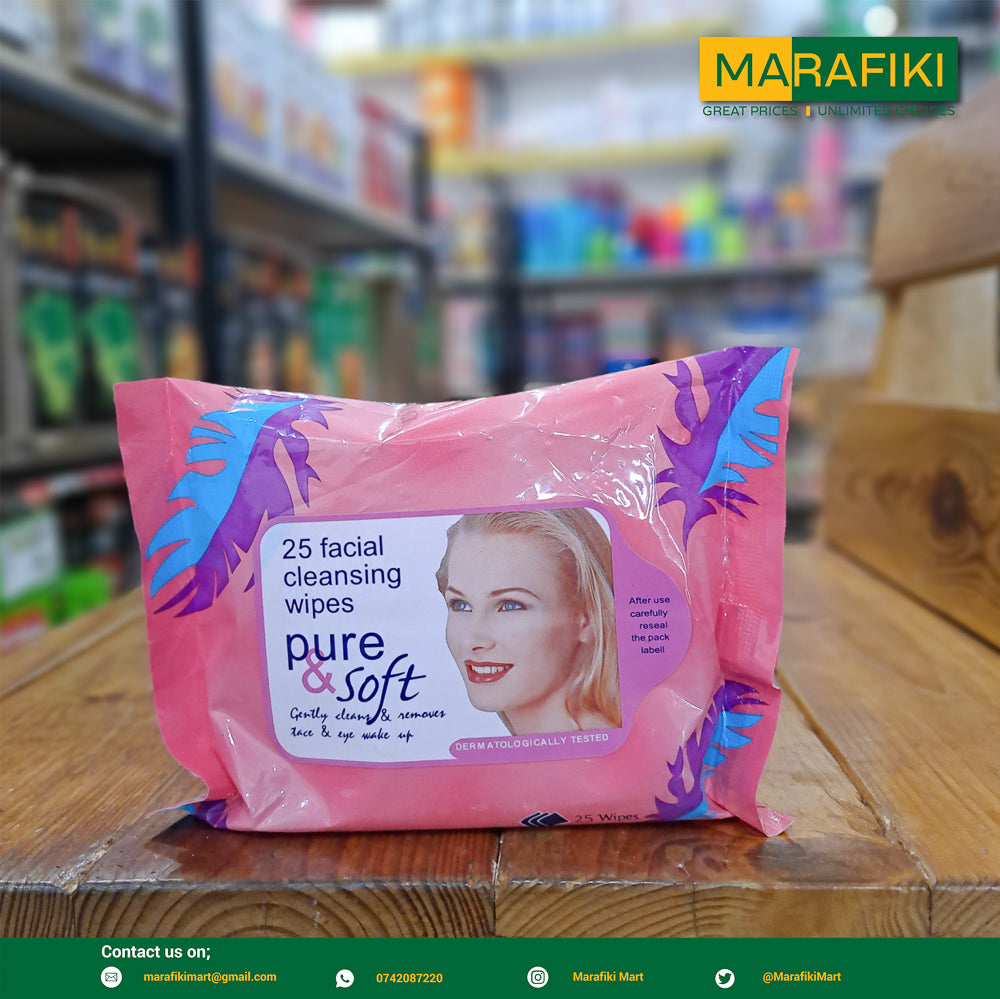 PURE & SOFT FACIAL WIPES