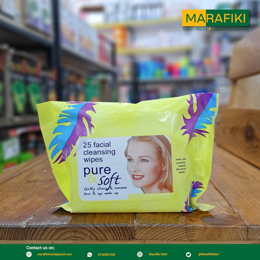 PURE & SOFT FACIAL WIPES