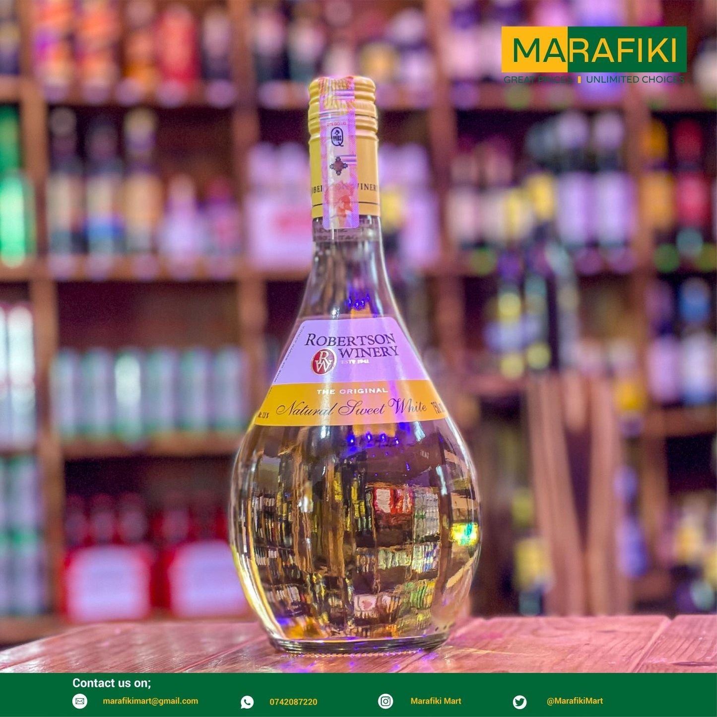 ROBERTSON ORIGINAL SWEET WHITE 750MLS