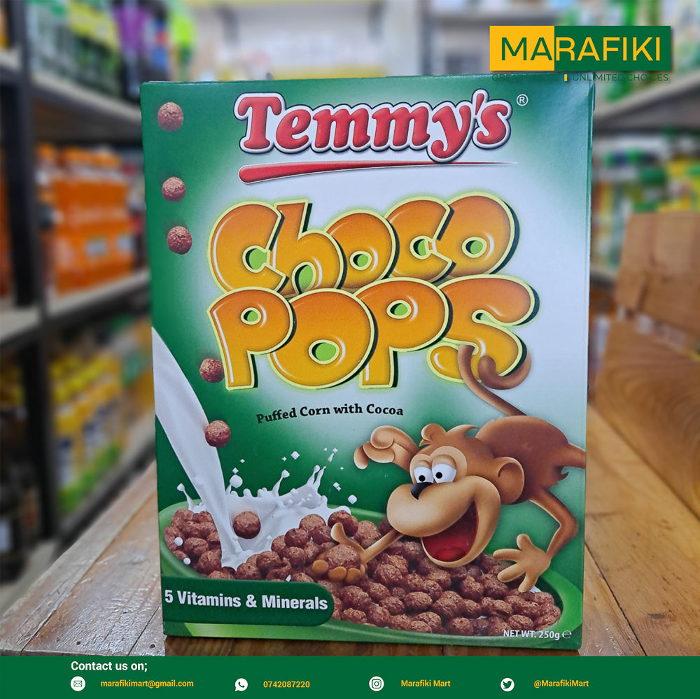 TEMMY'S CHOCO POPS 250G