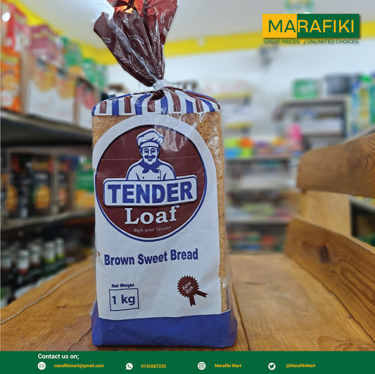 TENDER LOAF SWEET BROWN BREAD 1KG