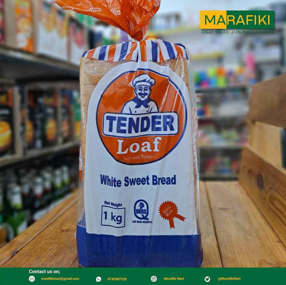 TENDER LOAF SWEET WHITE BREAD 1KG