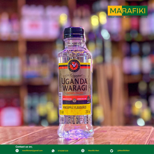 UGANDA WARAGI PINEAPPLE 200ML PLASTIC