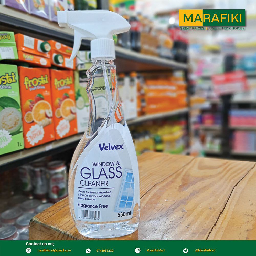 VELVEX GLASS CLEANER FRAGRANE 530ML