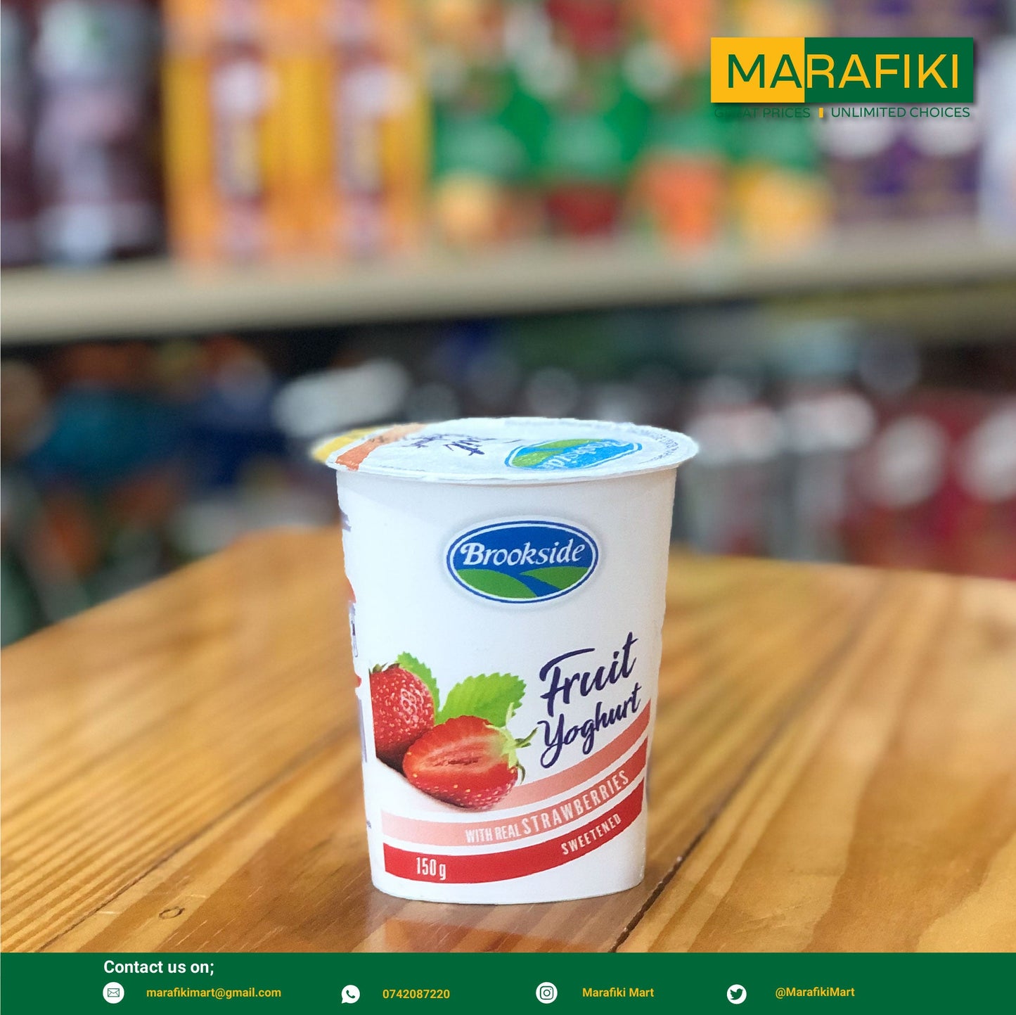 BROOKSIDE  F/YOGURT STAWBERRIES 150G