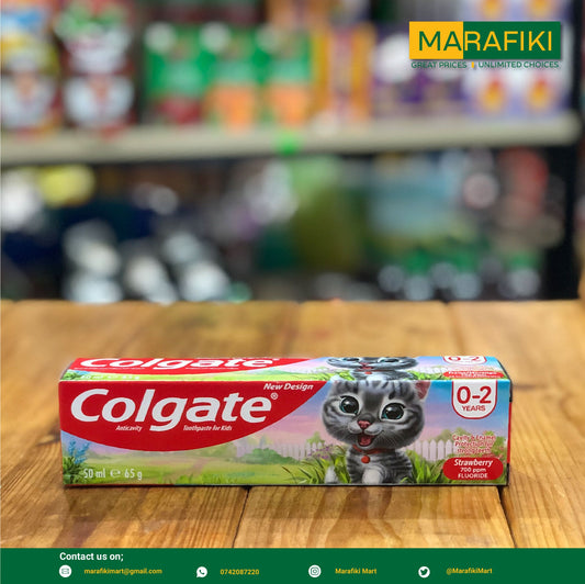 COLGATE KIDS 0-2YEARS TOOTHPASTE STRAWBERRY 65G