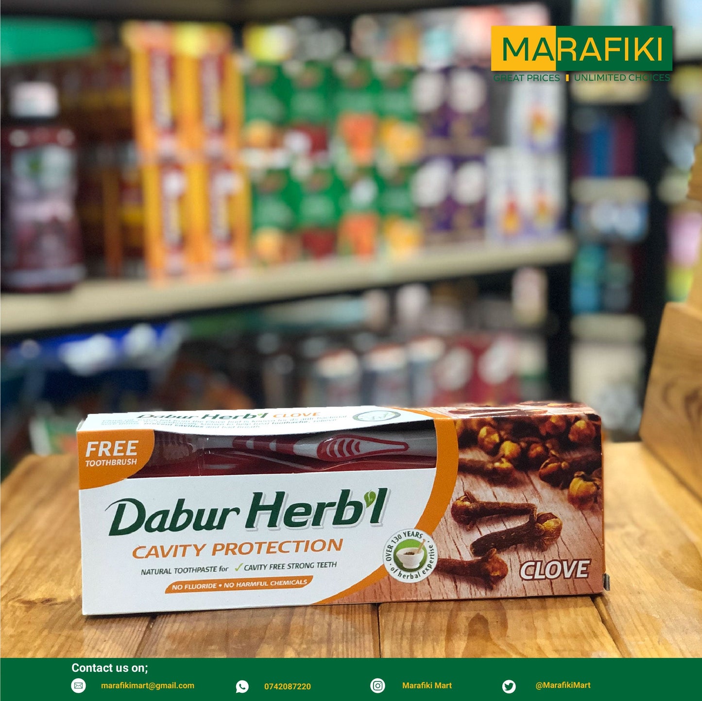 DABUR HERBAL CLOVE 150G