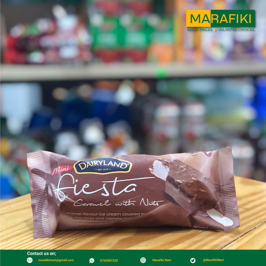 DAIRY LAND MINI CARAMEL & NUTS 70ML
