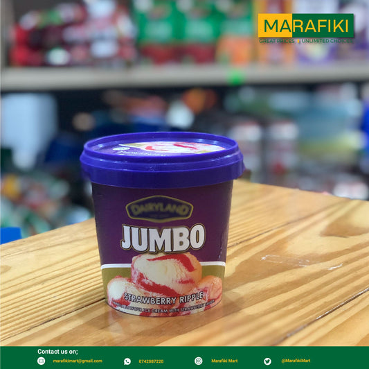 DAIRY LAND STRAWBERRY RIPPLE 500ML