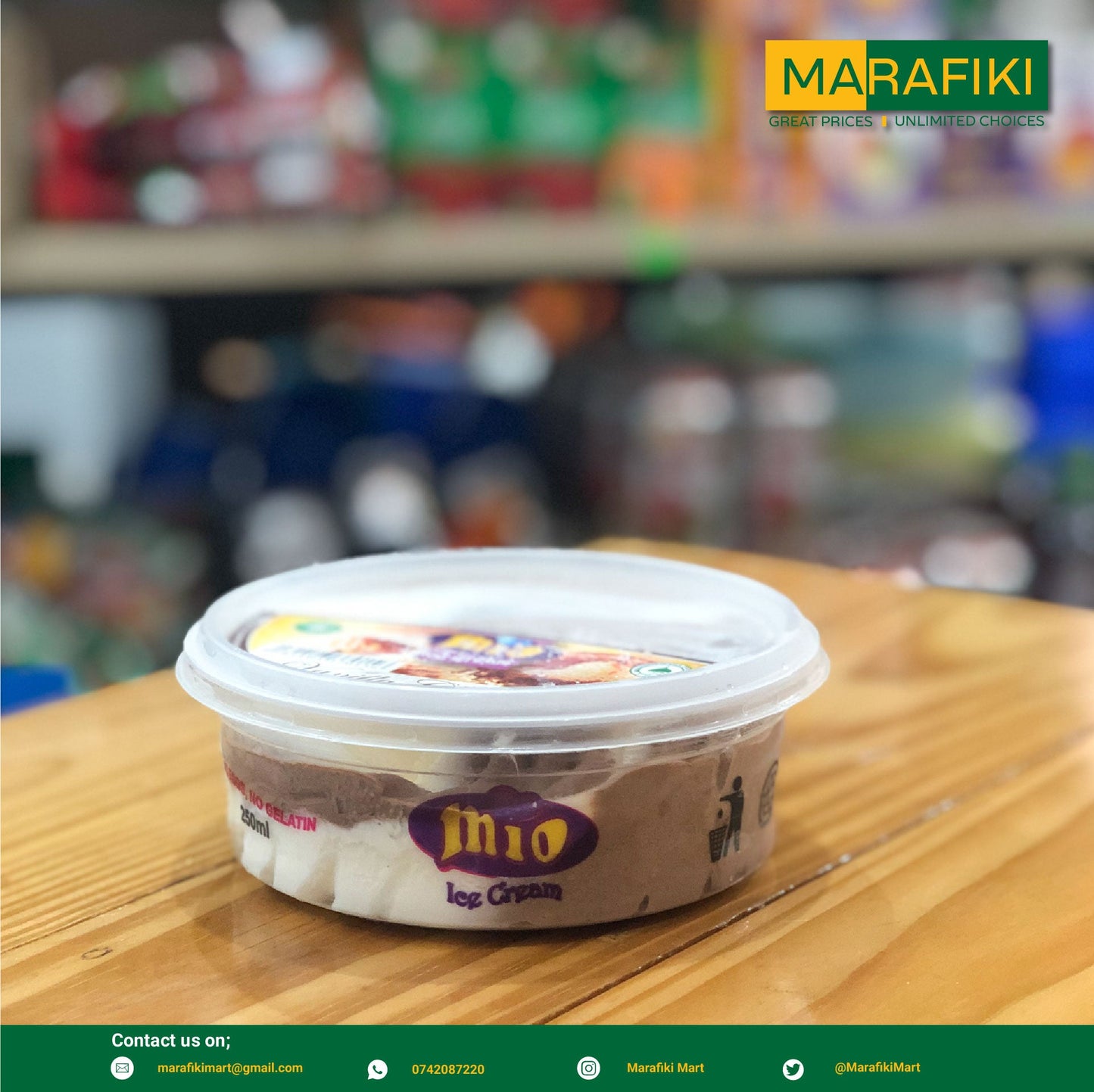 DAIRY LAND MIO VANILLA CHOCOLATE 250ML