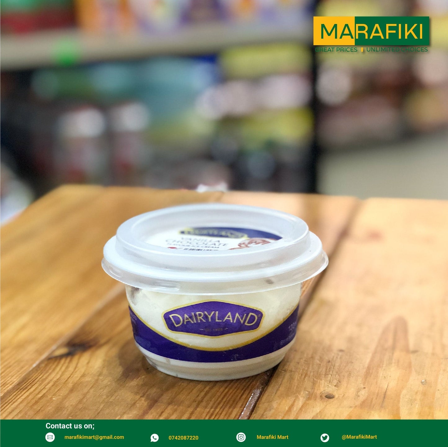 DAIRY LAND VANILLA ICECREAM 120G