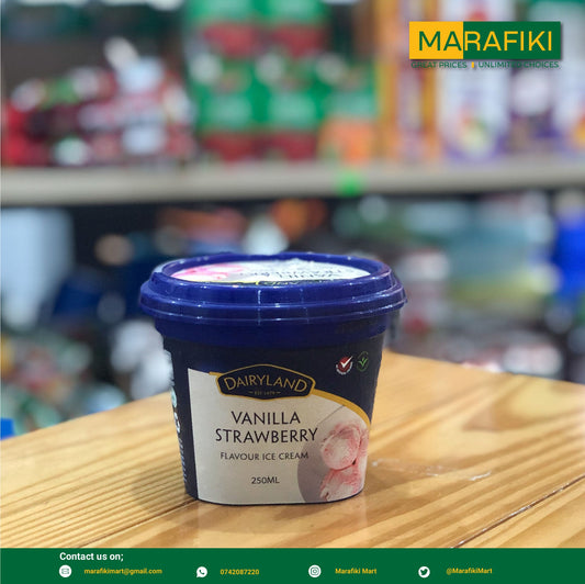 DAIRY LAND VANILLA STRAWBERRY 250ML