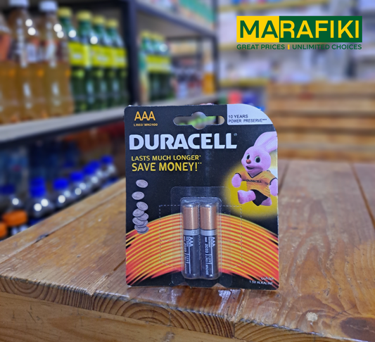 DURACELL AAA BATTERIES PAIR
