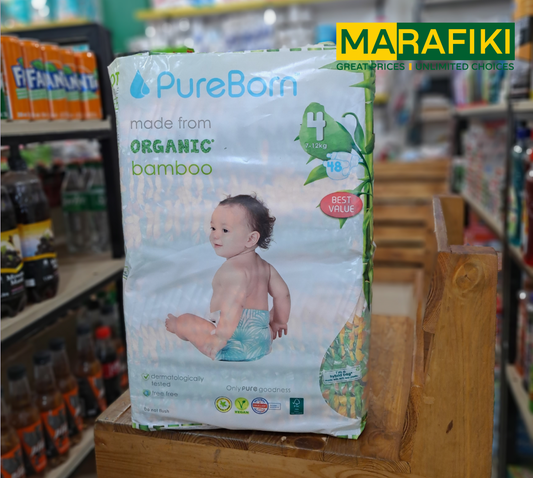 PURE BORN NAPPIES 4 48PCS