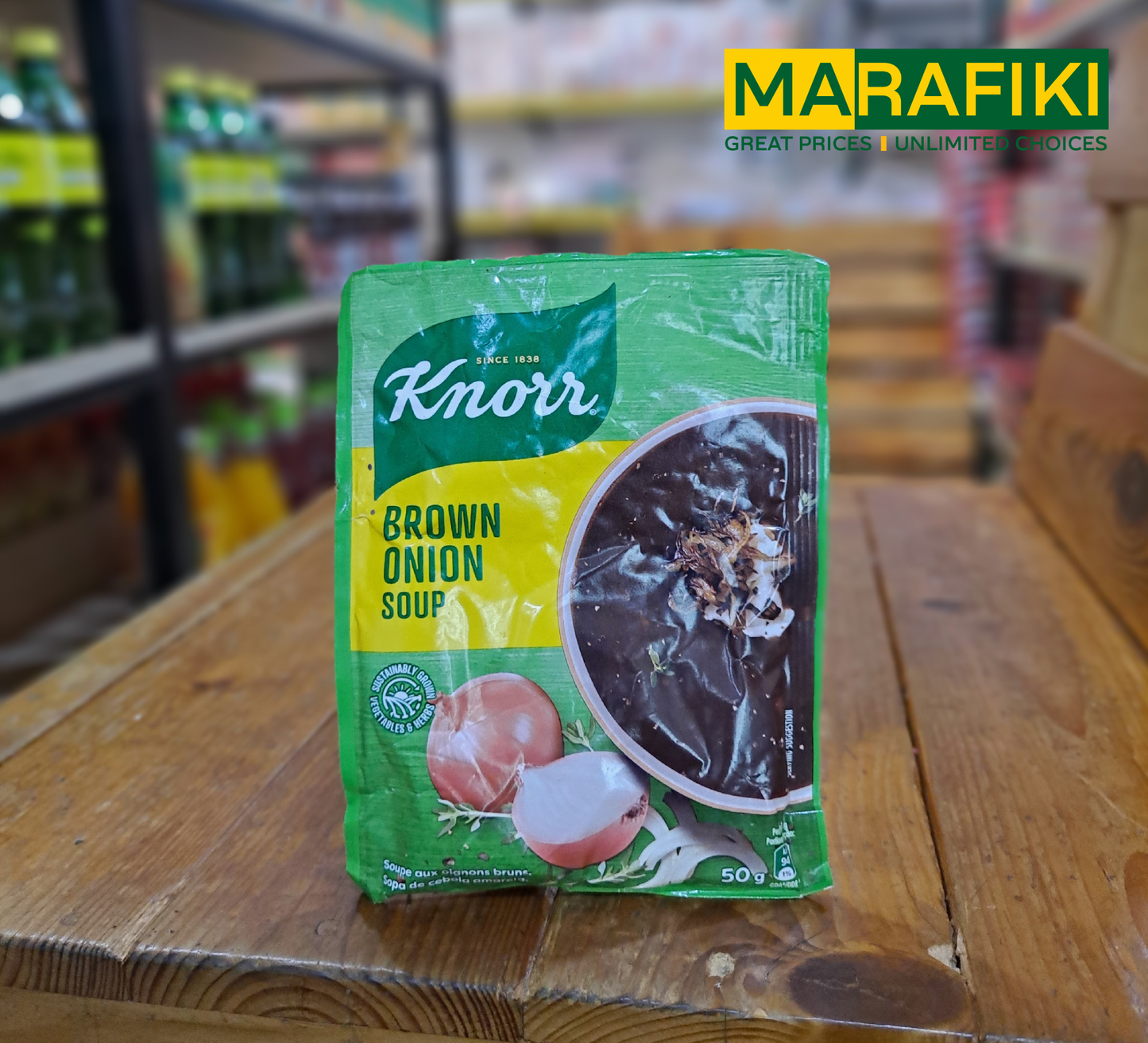 KNORR SOUP BROWN ONION 50G