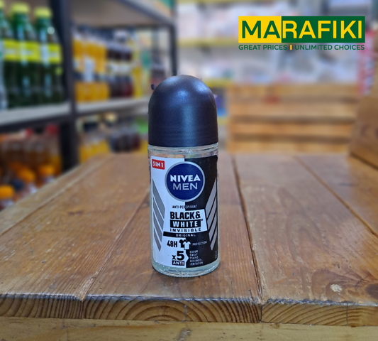 NIVEA DEO ROLL ON B&W ORIGINAL 50ML