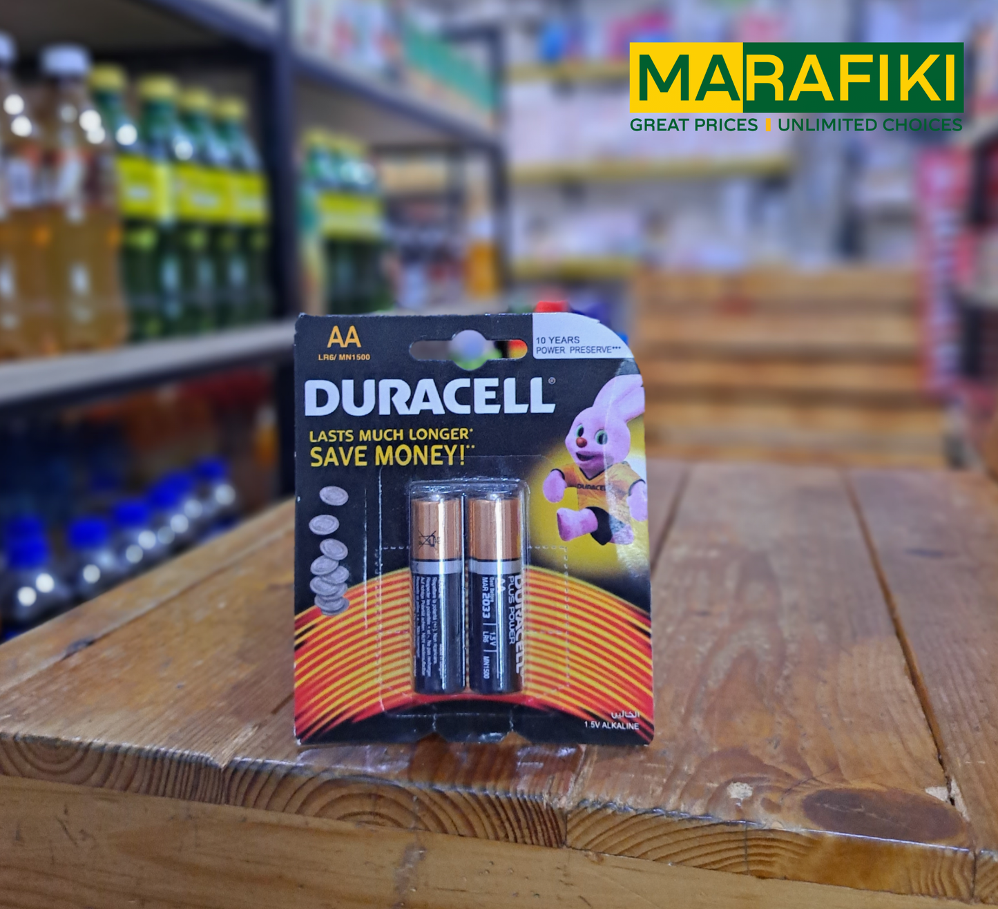 DURACELL AA BATTERIES PAIR