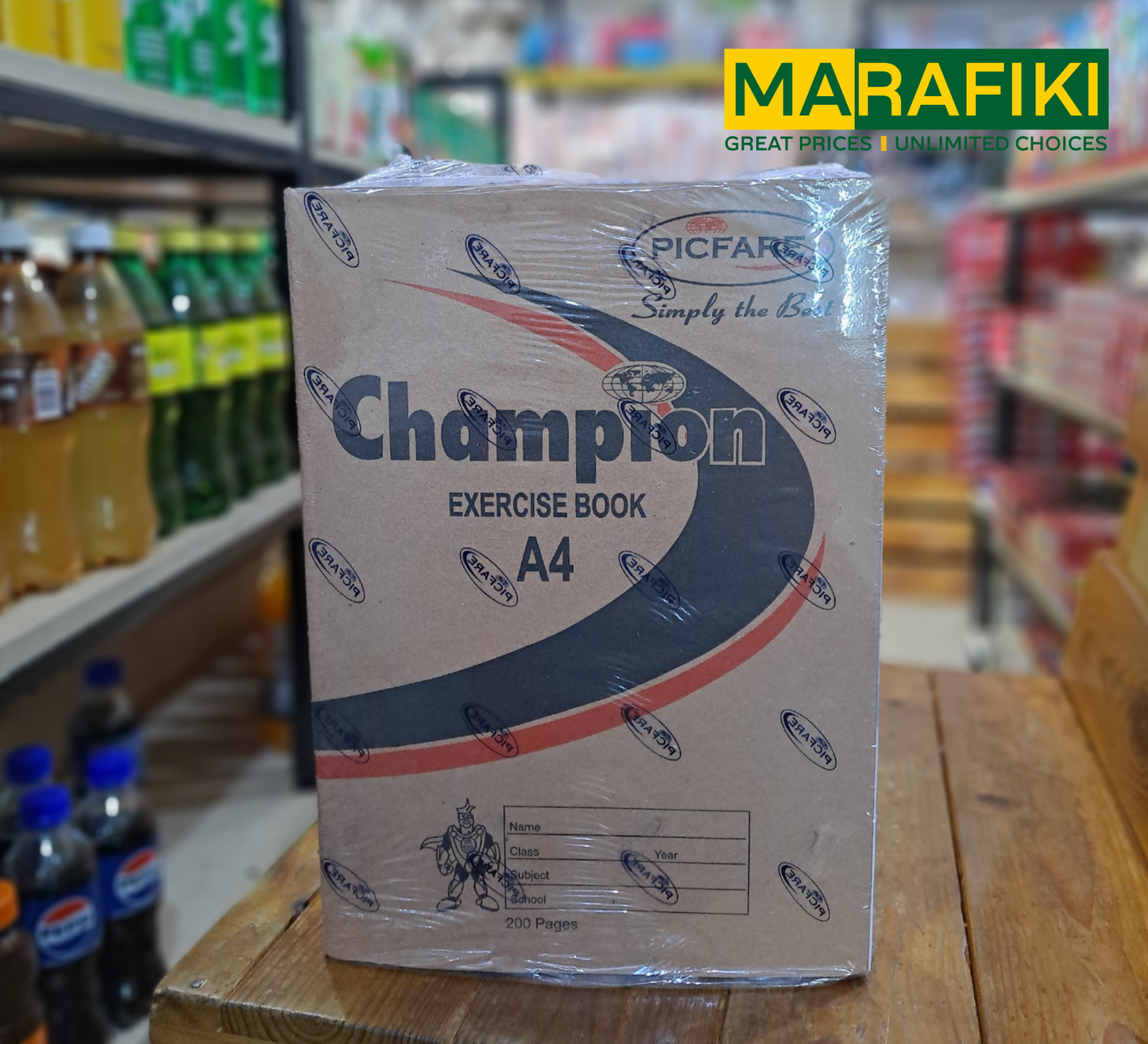 CHAMPION EXERCISE BOOK 200PGS