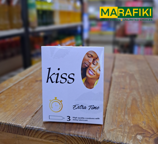 KISS CONDOMS EXTRA TIME