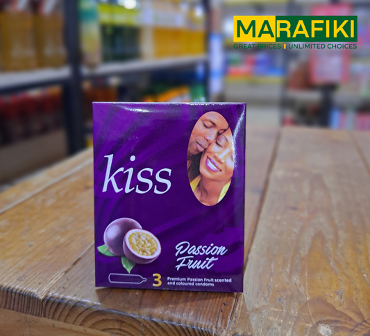 KISS CONDOMS PASSION FRUIT