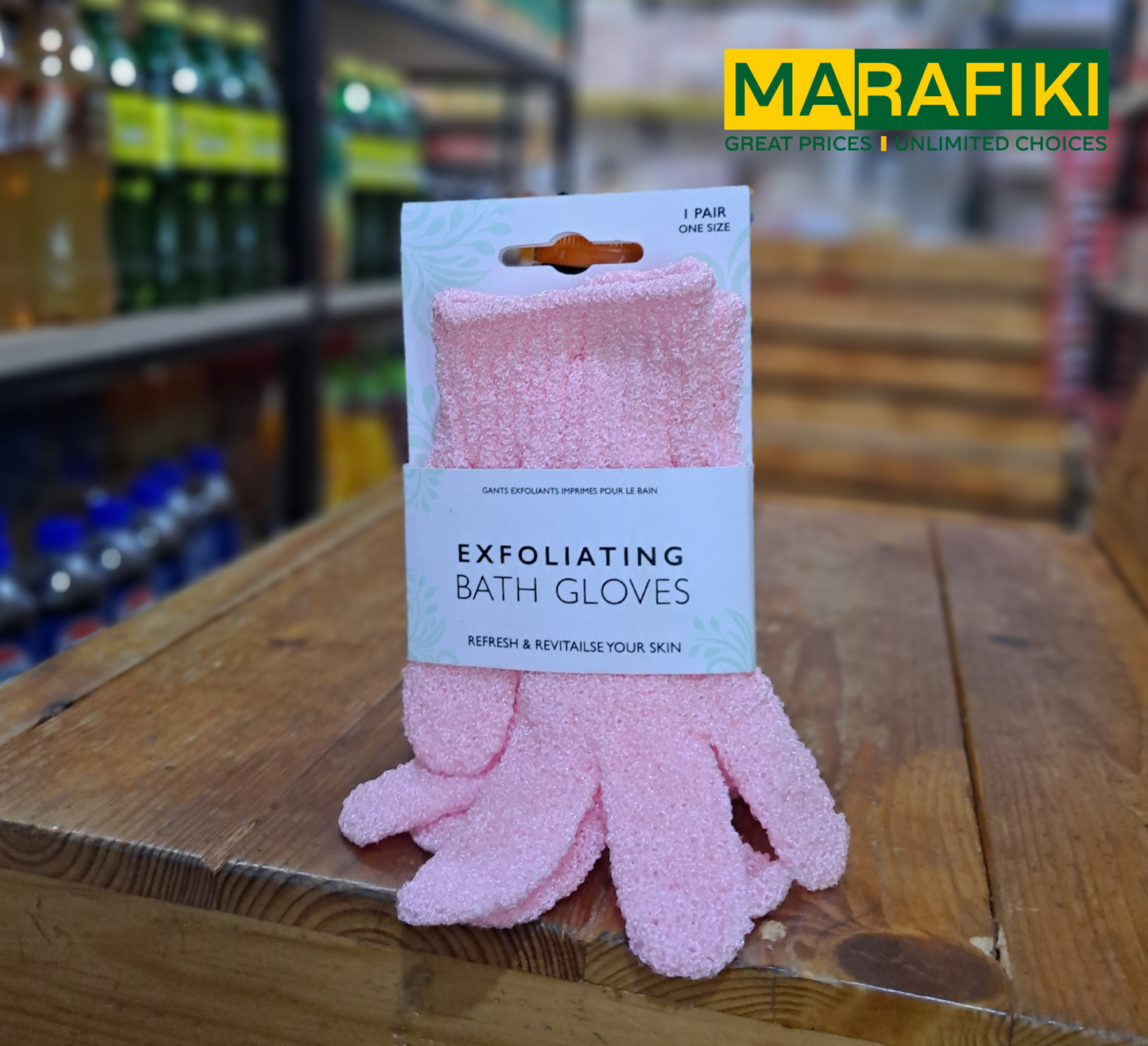 EXFOLIATING GLOVES
