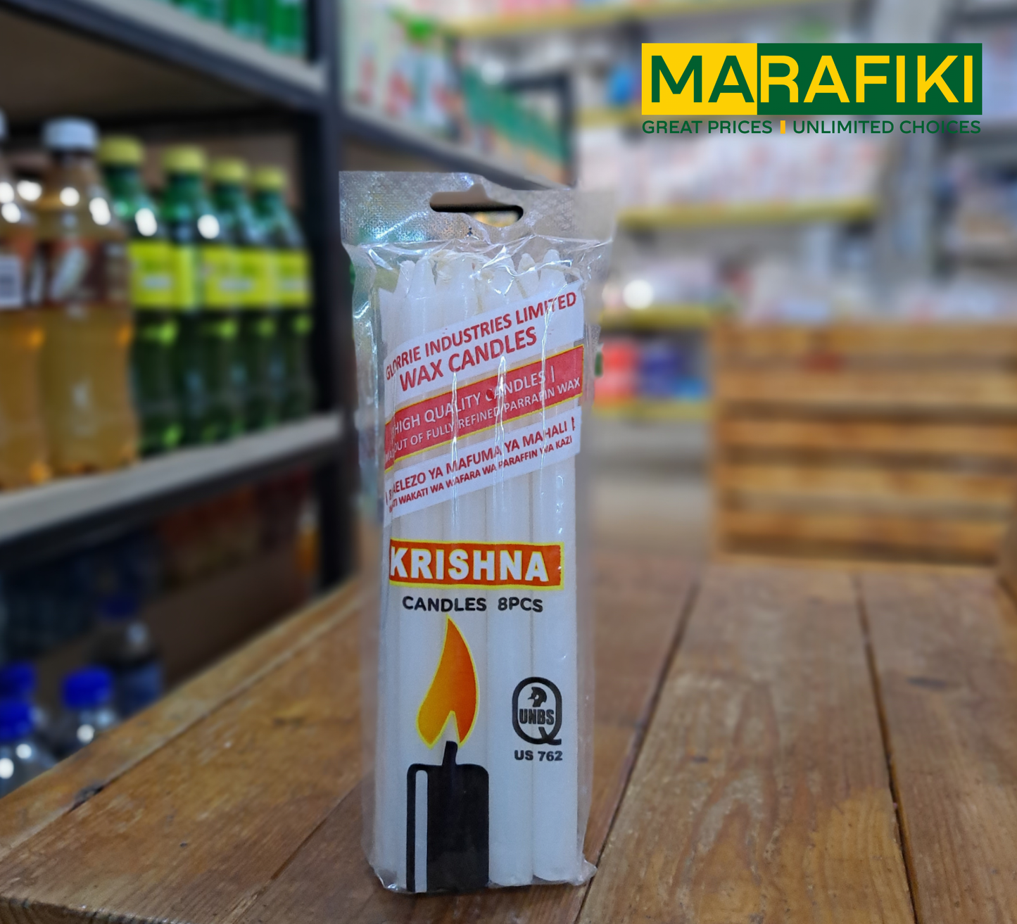 KRISHNA CANDLES LONG 8PCS