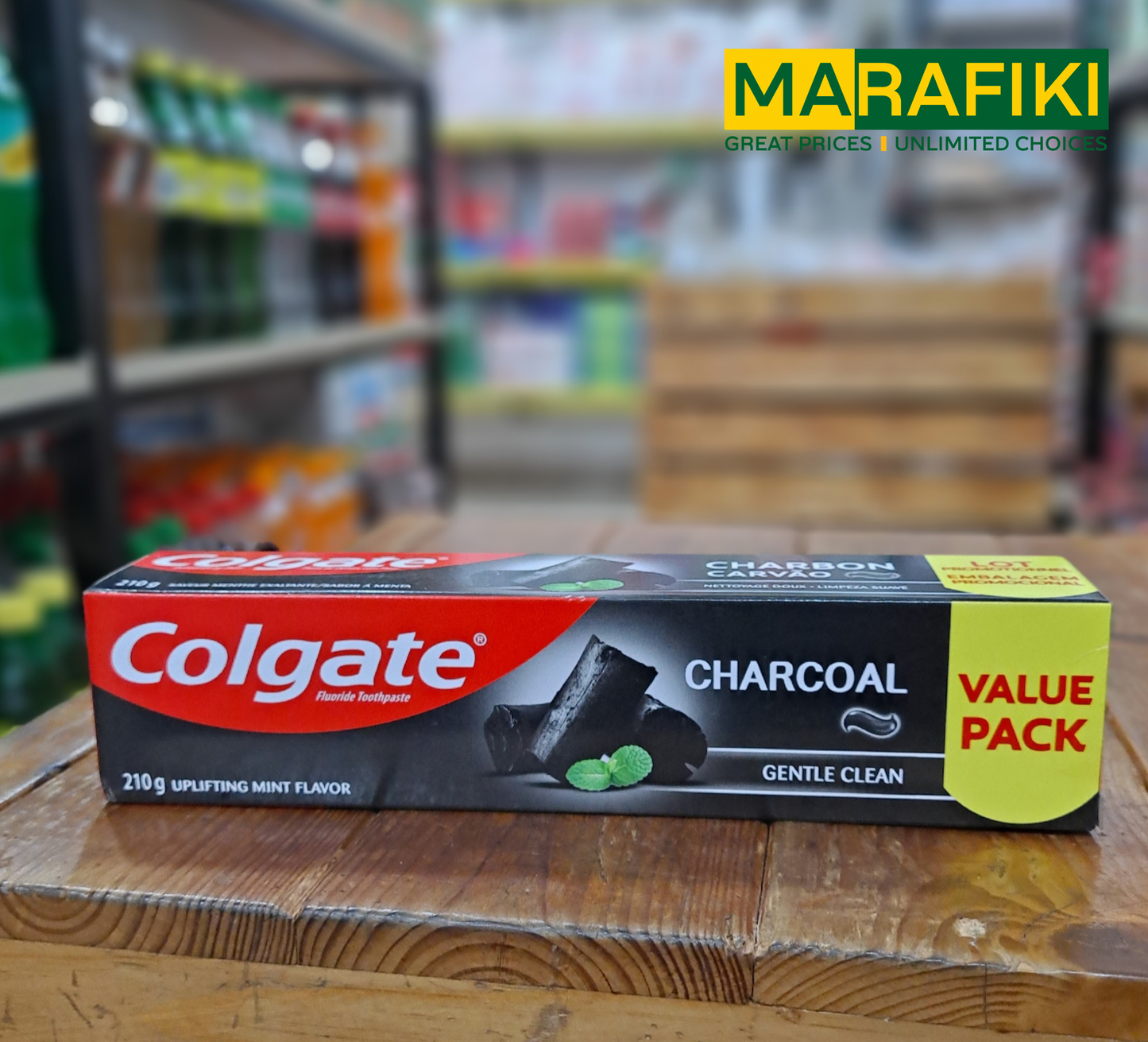 COLGATE TOOTHPASTE CHARCOAL VALUE PACK 210G