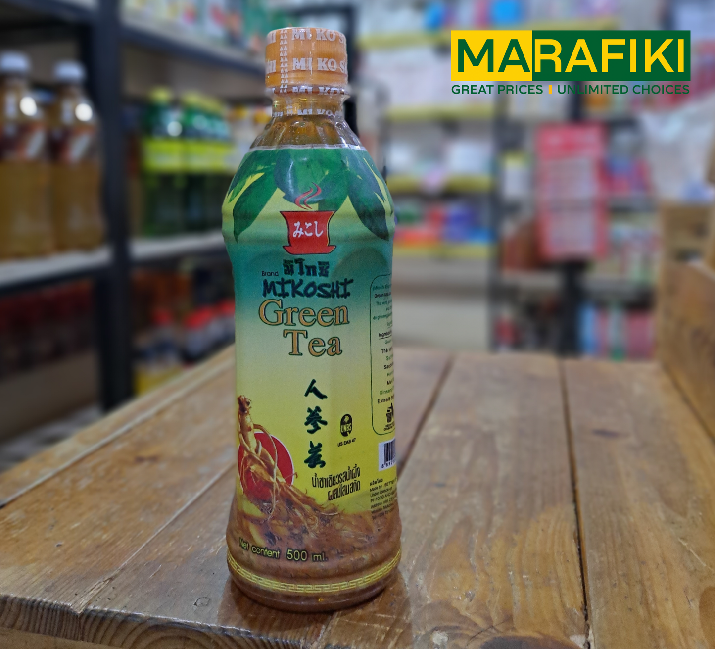 MIKOSHI GREEN TEA 500ML