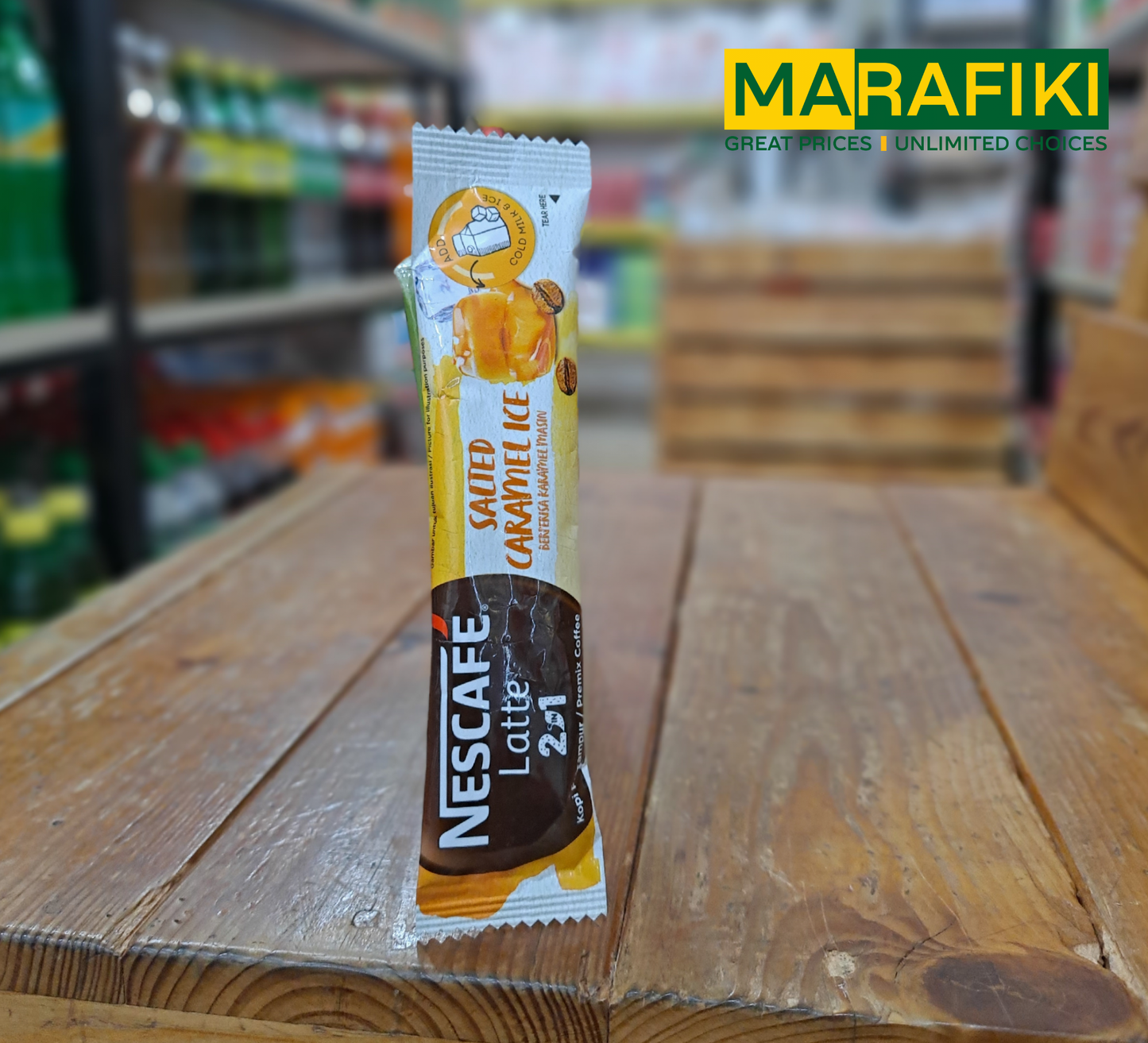 NESCAFE LATTEE 11G SALTED CARAMEL ICE