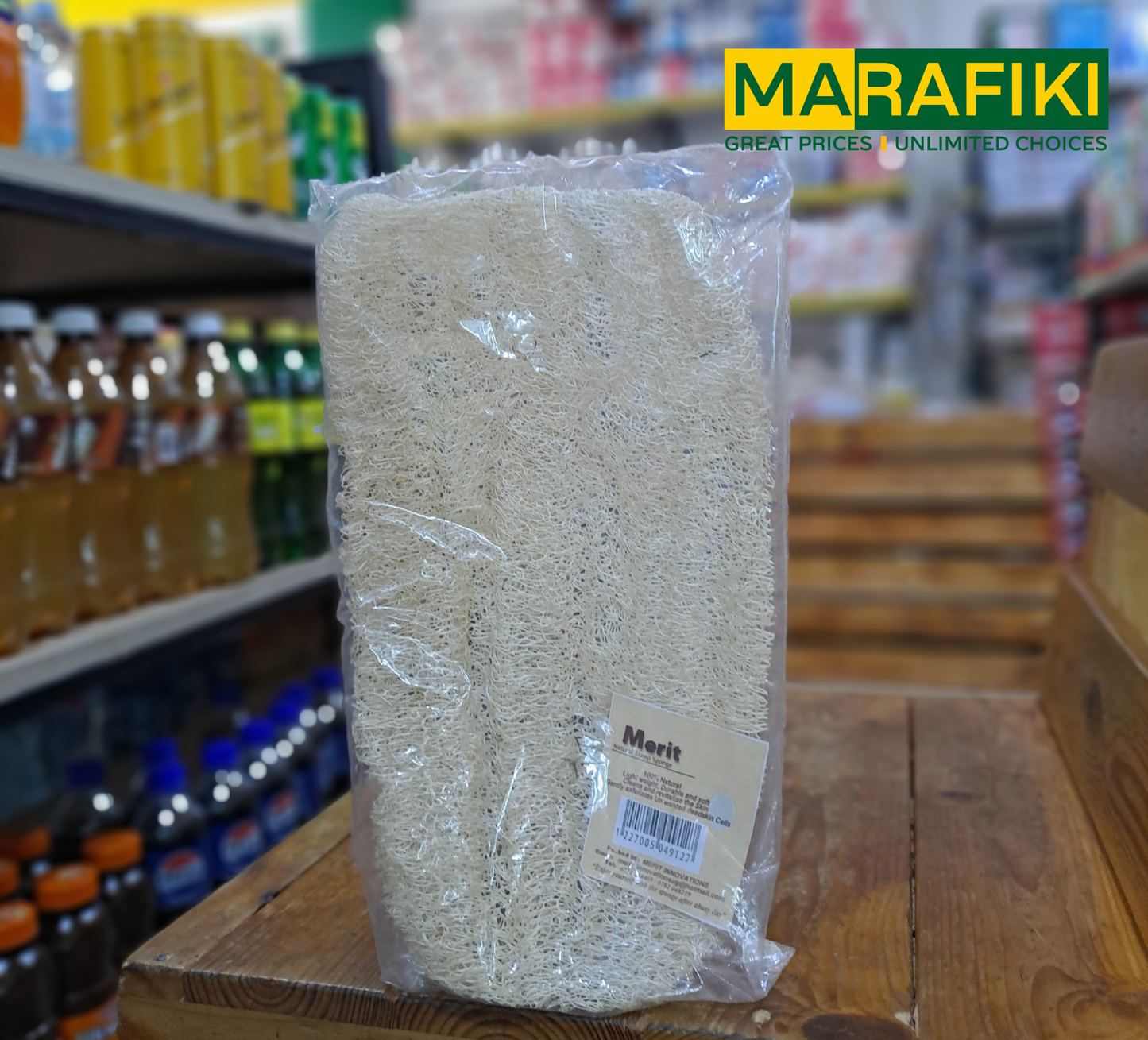 MERIT NATURAL STEEP SPONGE