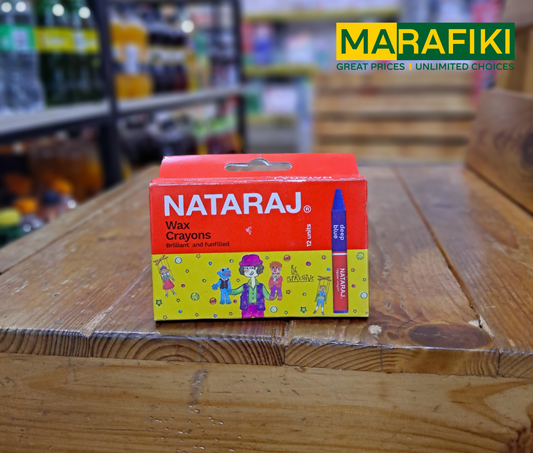 NATARAJ WAX CRAYONS SHORT OF 12PCS