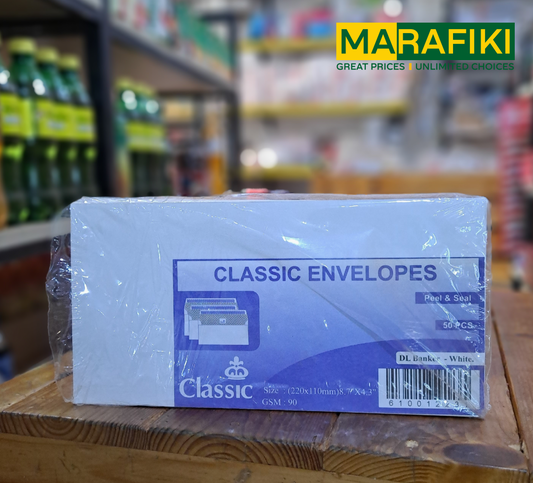 CLASSIC WHITE SMALL ENVELOPE