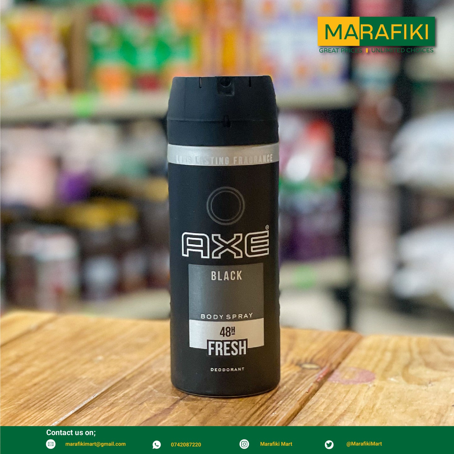 AXE BLACK BODY SPRAY 150ML