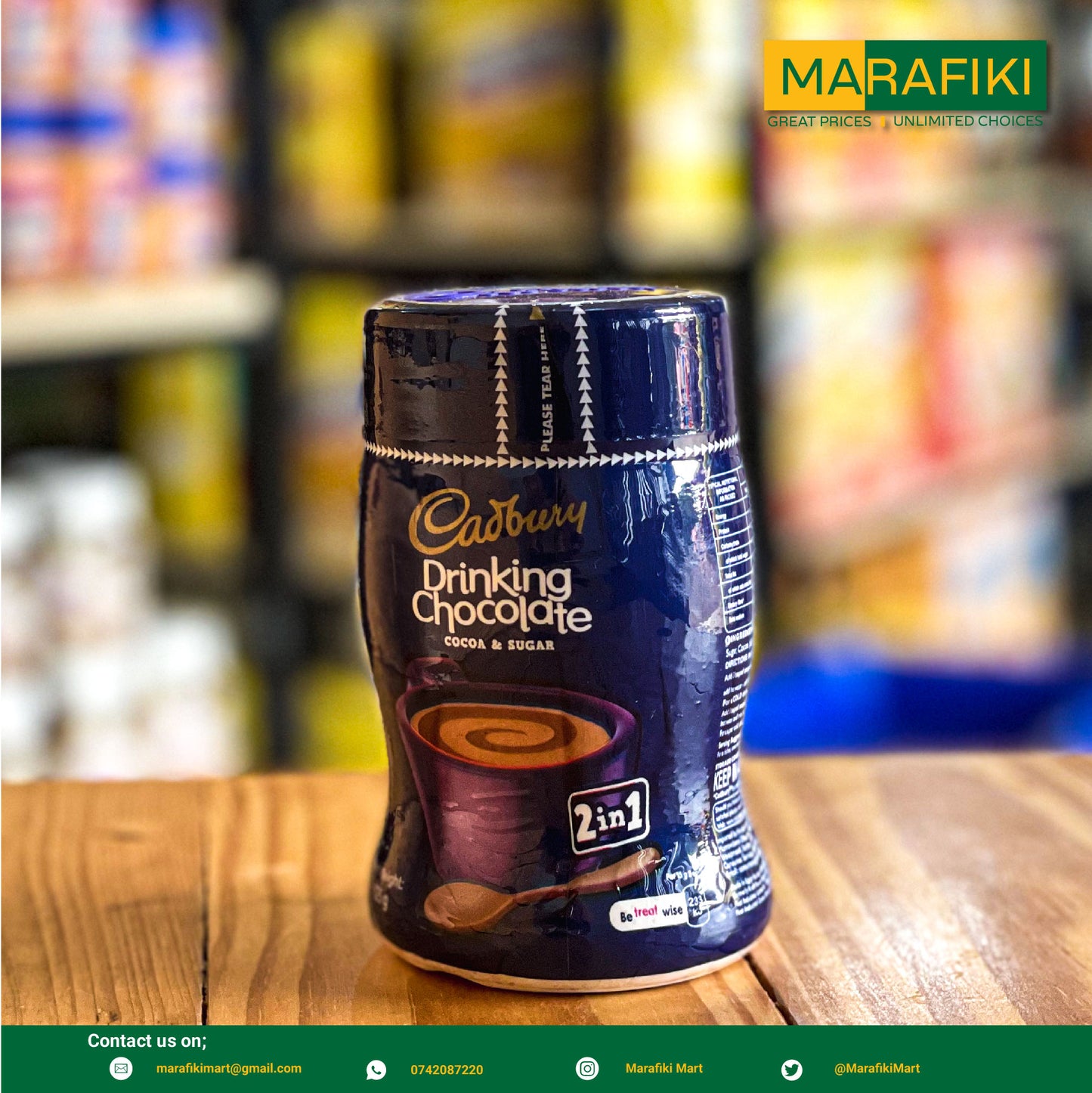 Cadbury Drinkg Chocolate 125g