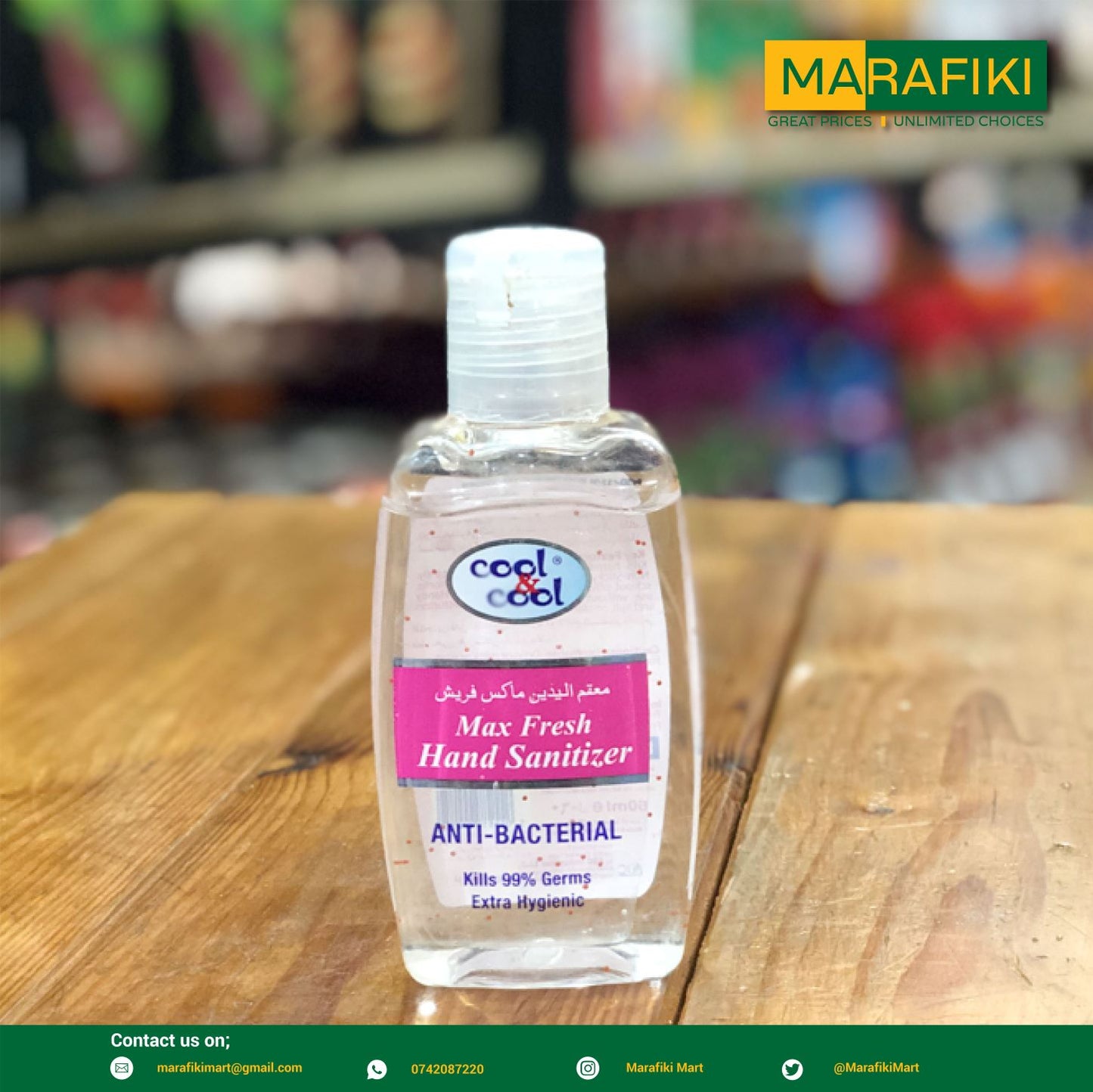 COOL&COOL MAX FRESH HAND SANITIZER 60ML