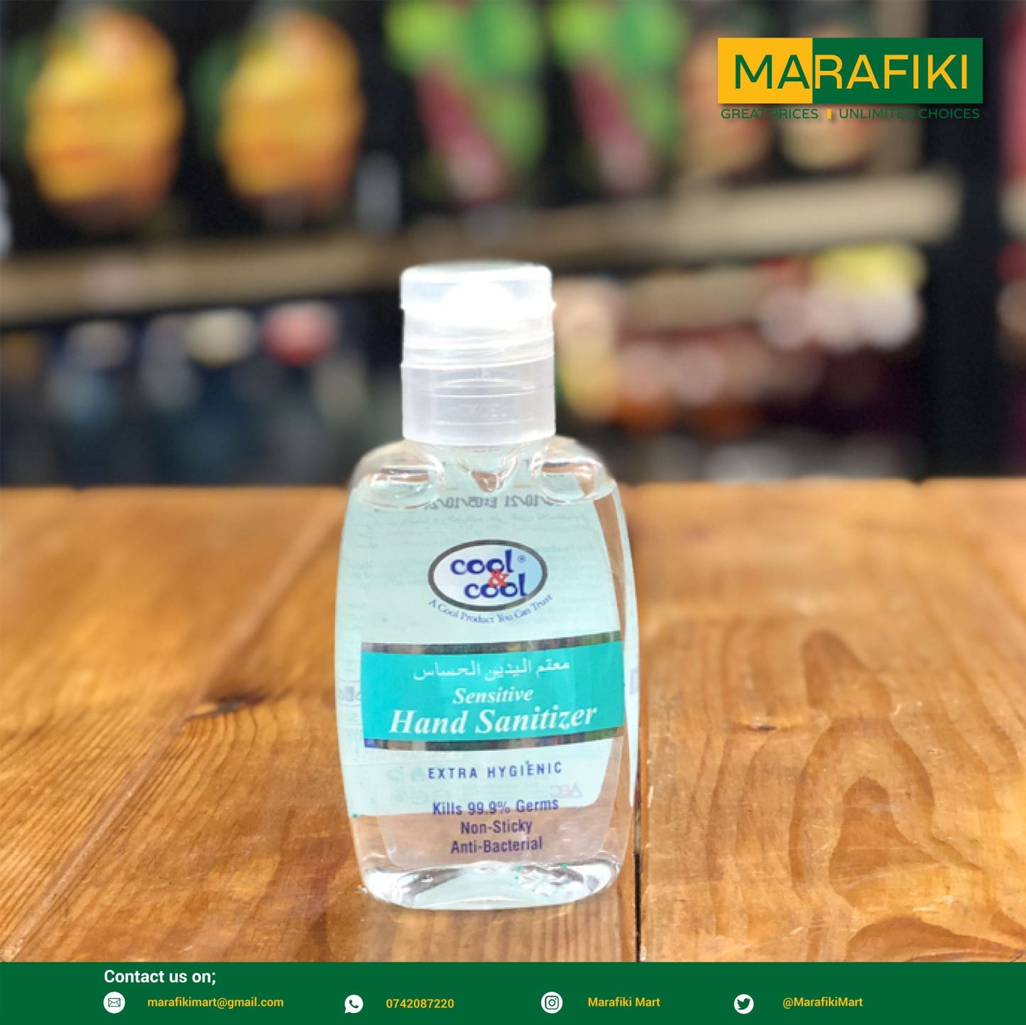 COOL&COOL SENSISTIVE HAND SANITIZER 60ML