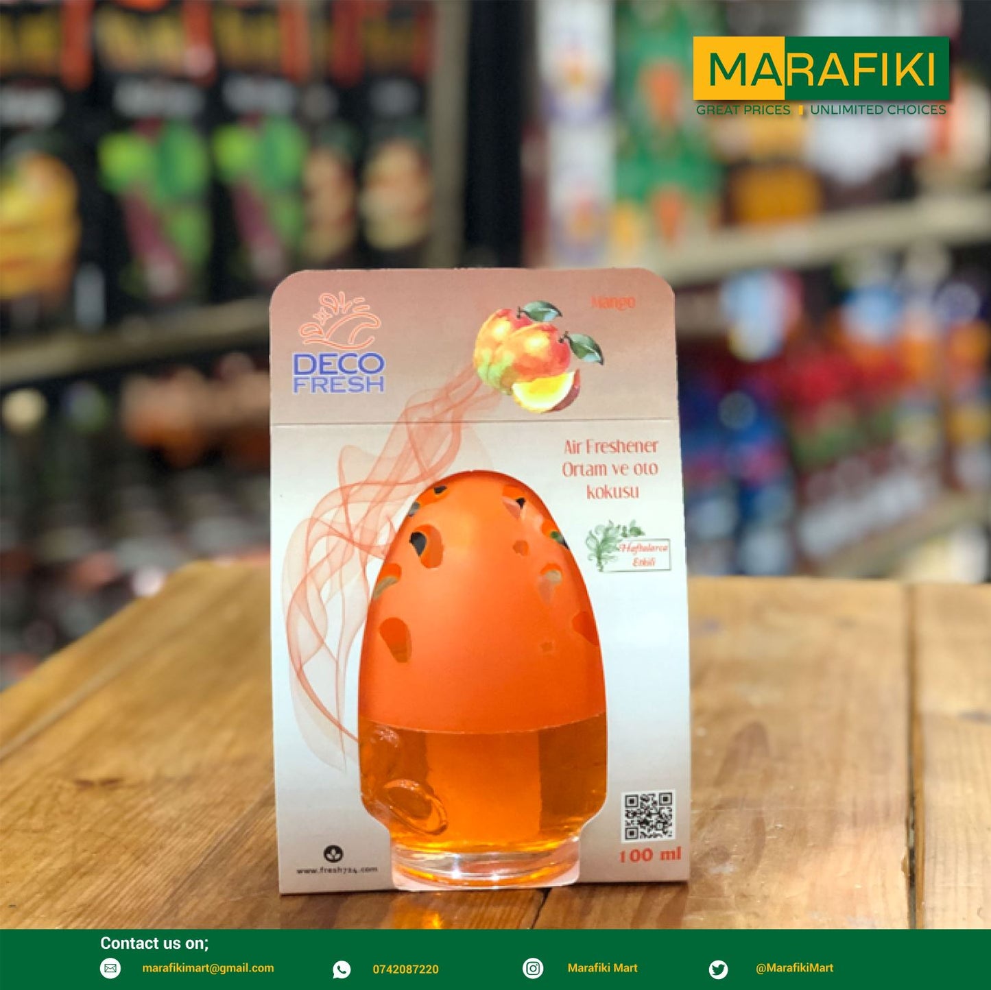 DECO AIR FRESHENER MANGO 100ML