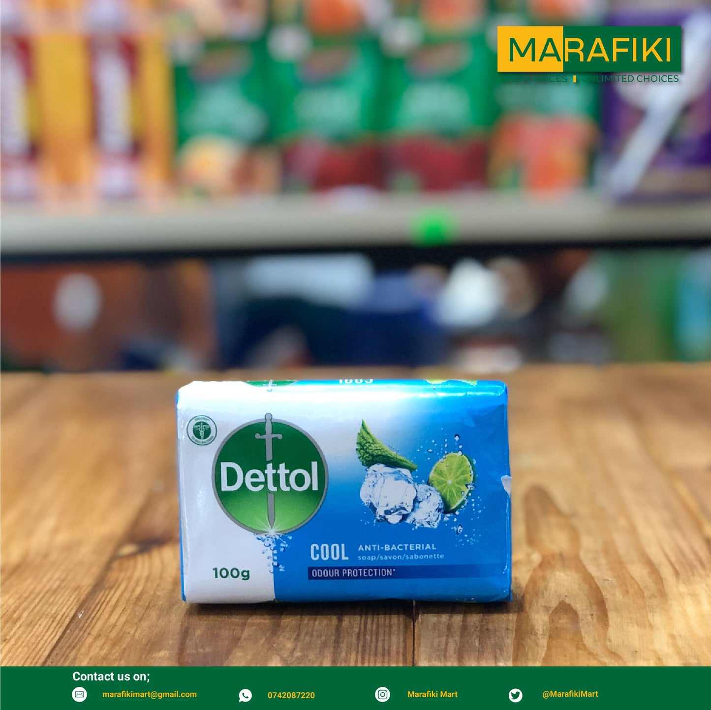 DETTOL COOL B/SOAP 100G