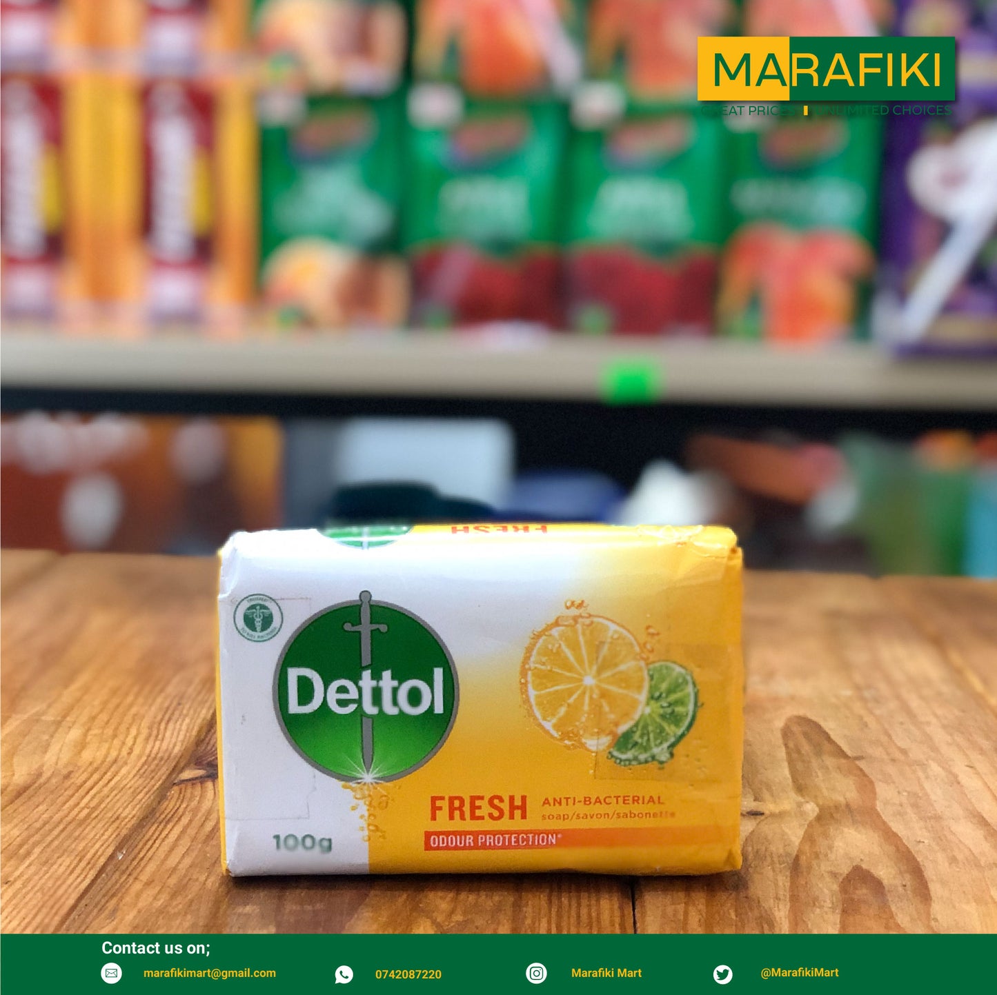 DETTOL FRESH B/SOAP 100G