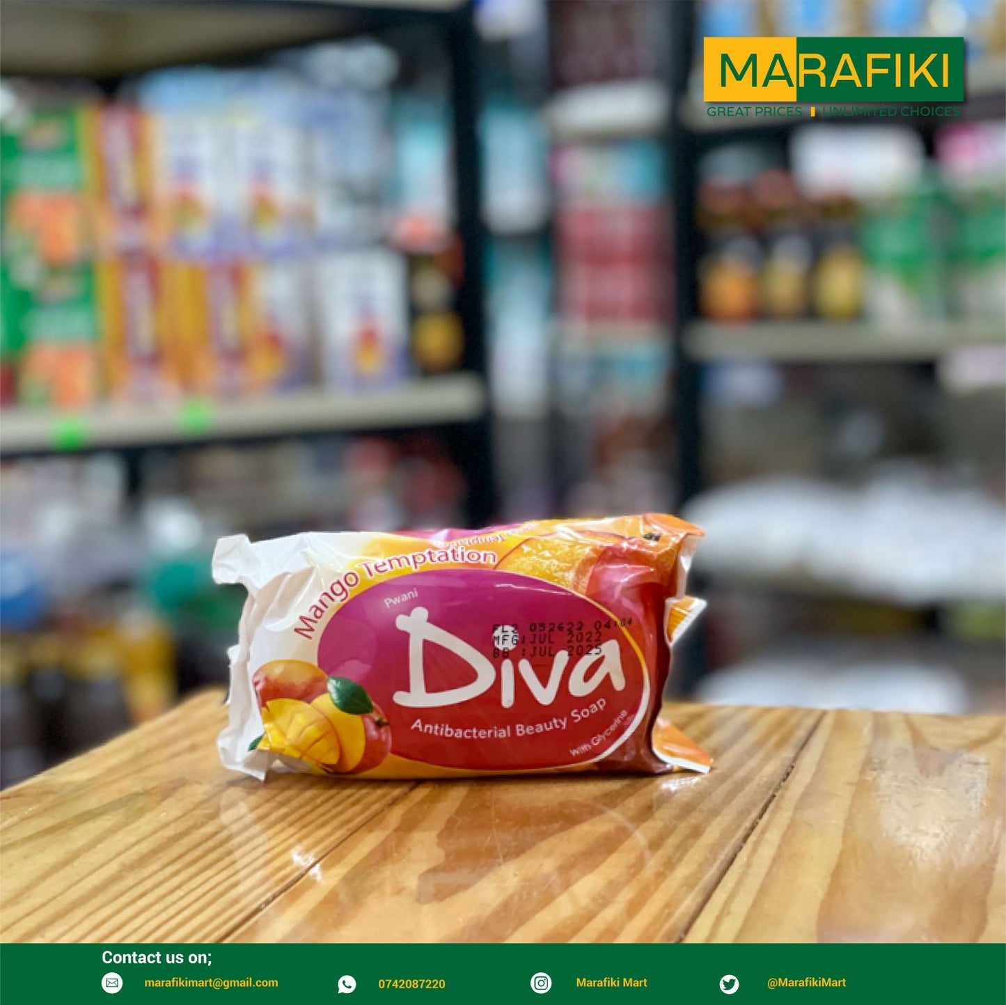 DIVA ANTIBAC SOAP 200G