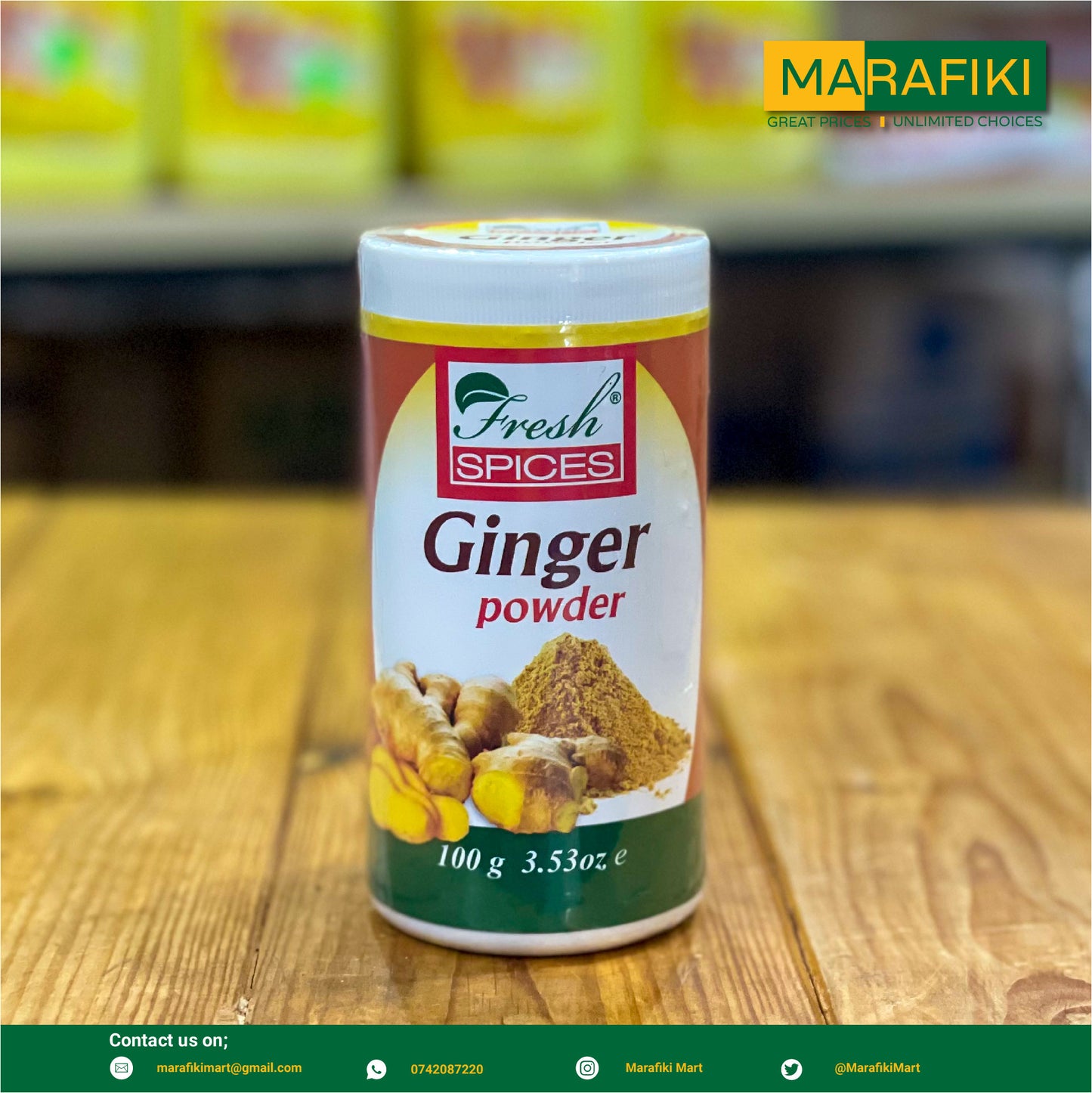 FRESH SPICES GINGER 100G